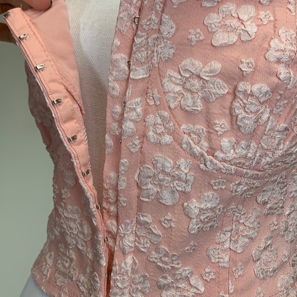 NWT Women’s Floral Corset Tank Top in Light Pink - Wild Fable - Picture 6 of 9